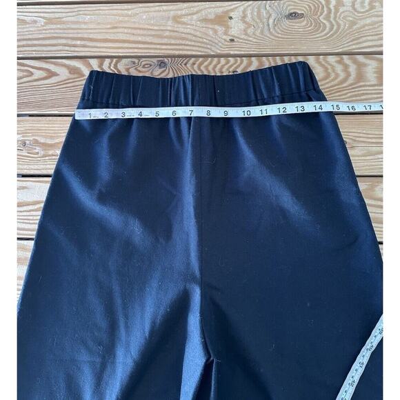 Frame Wide Leg Culotte Pants Size Small Women’s Black Pull On - Picture 6 of 7